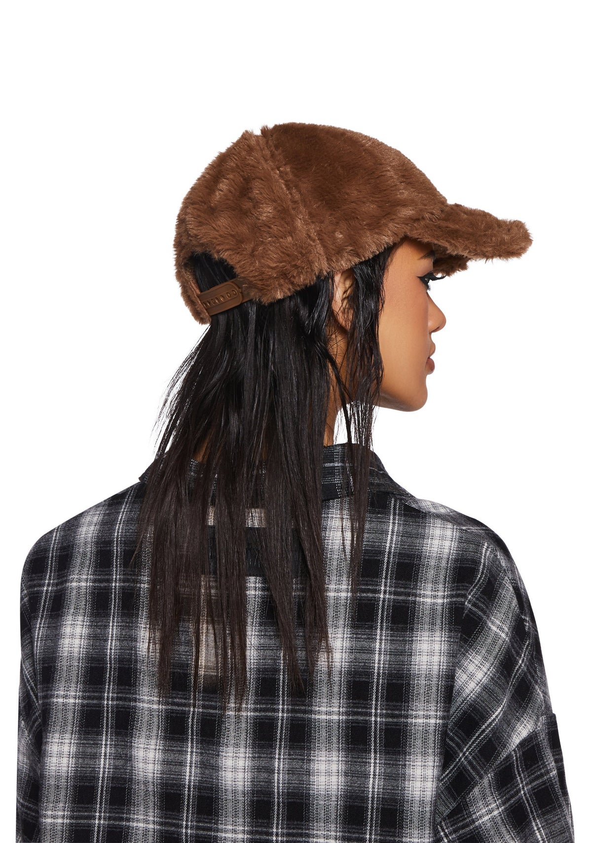 Warp Faux Fur Baseball Cap