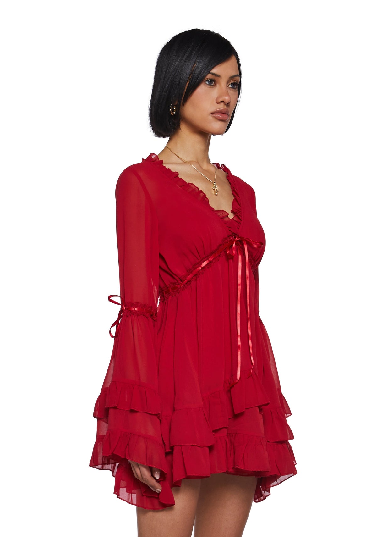 Real Divinity Mini Dress - Red