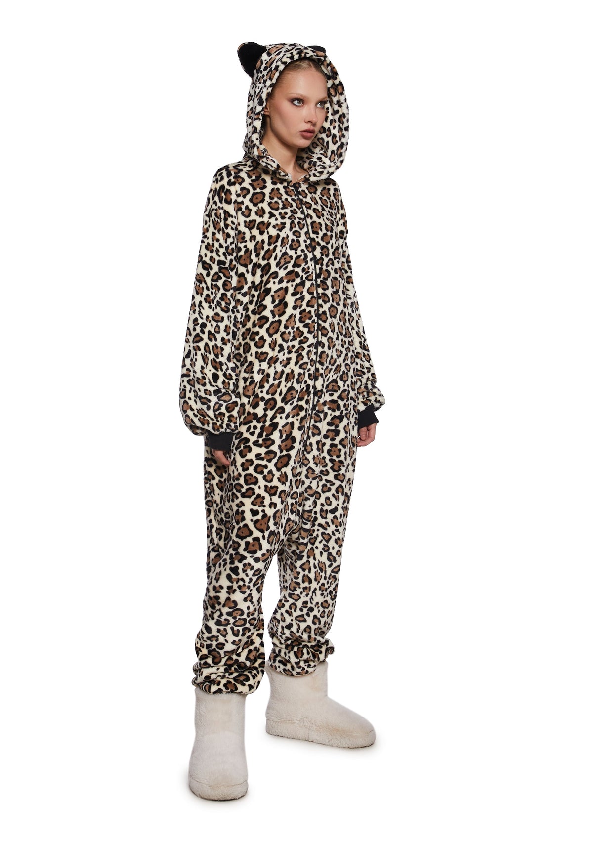 Sleepover Ready Leopard Jumpsuit
