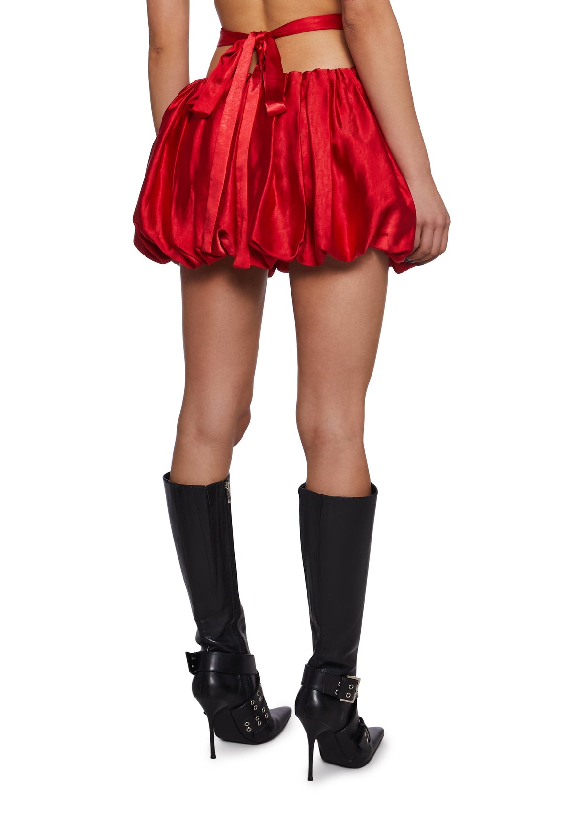 Rebellious Flirt Bubble Mini Skirt