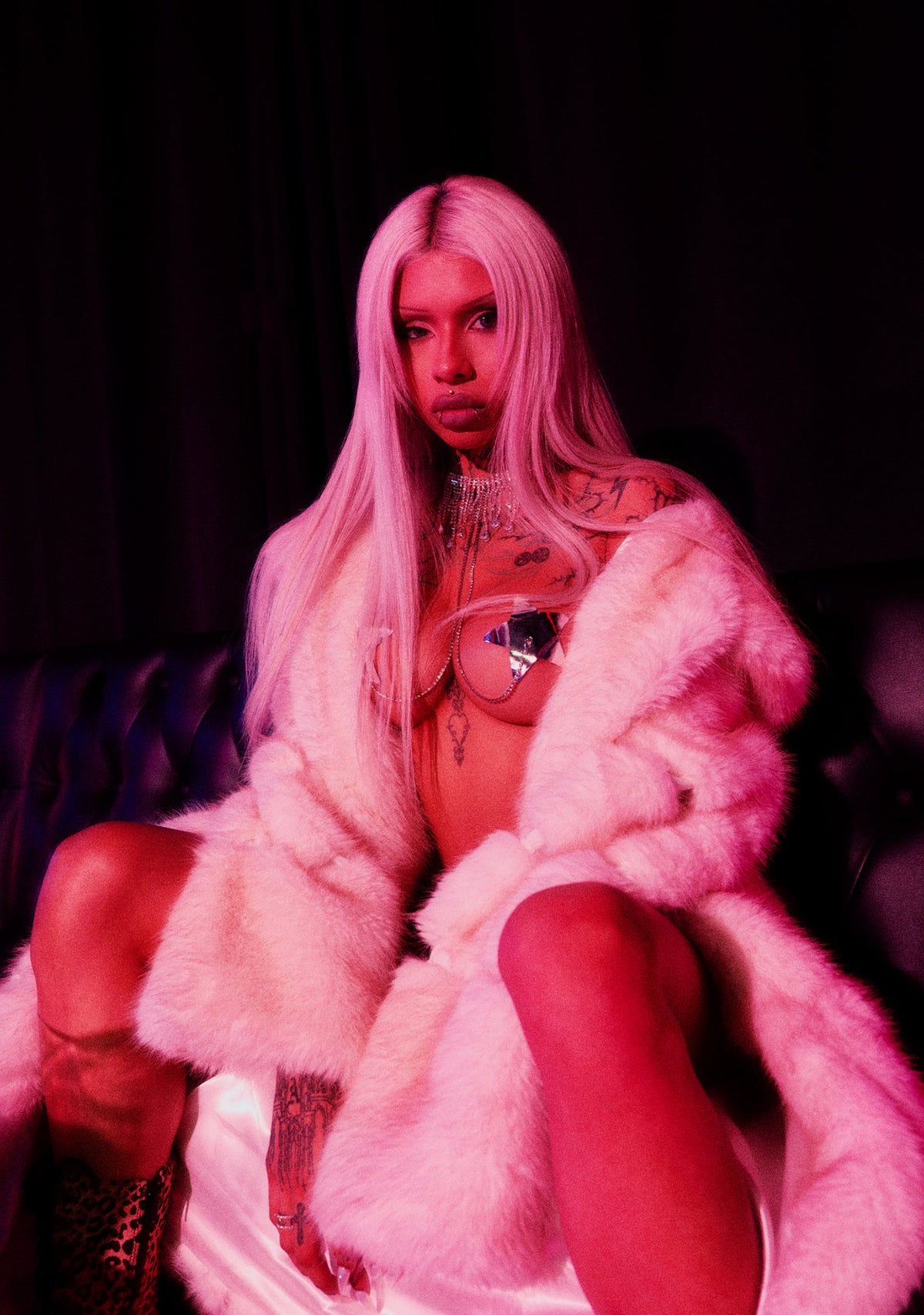 Iconic Infatuation Faux Fur Coat