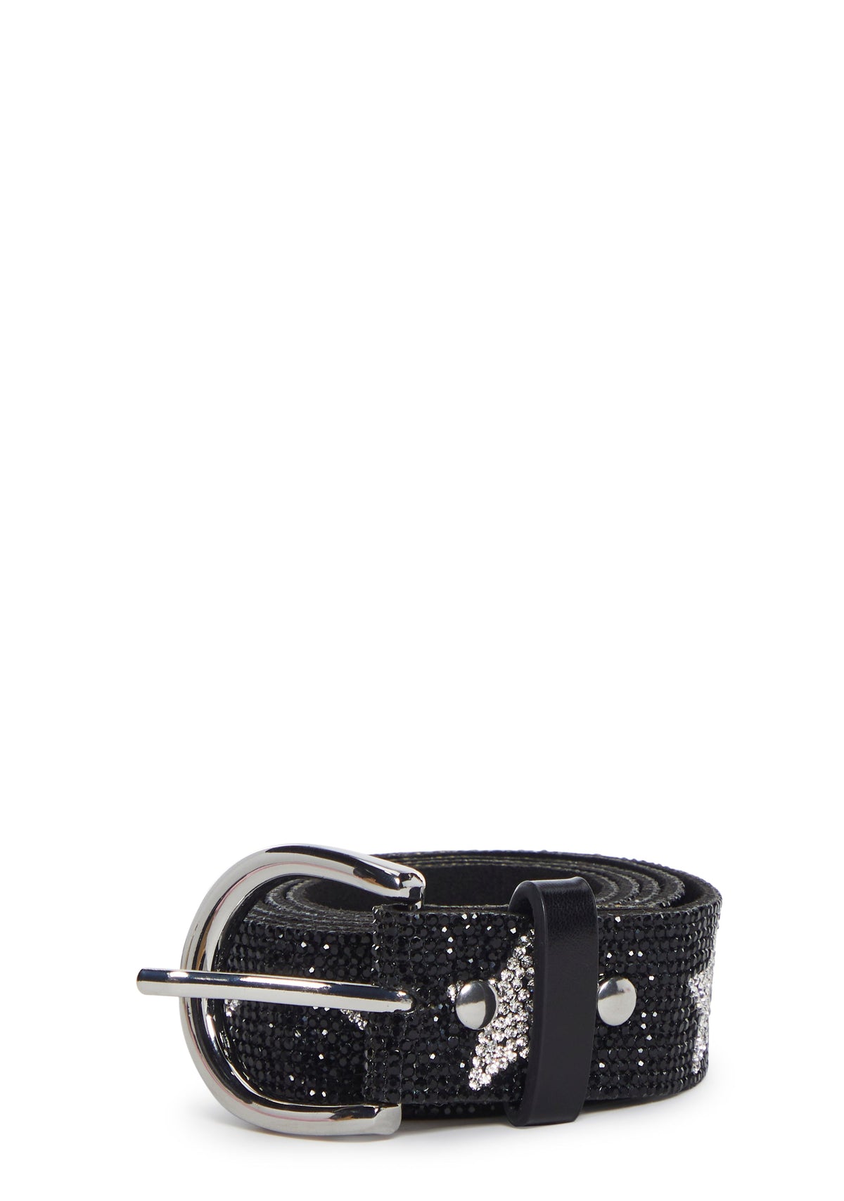 Megastar Stunner Glitter Belt - Black