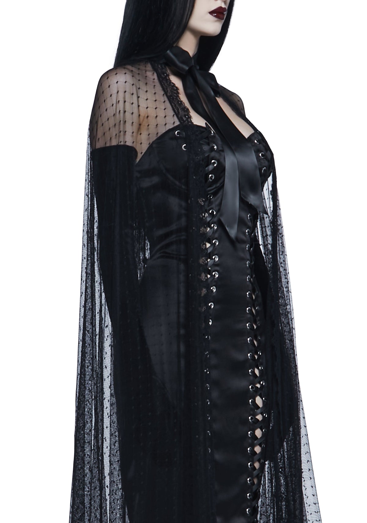 Shadowed Aura Mesh Cape
