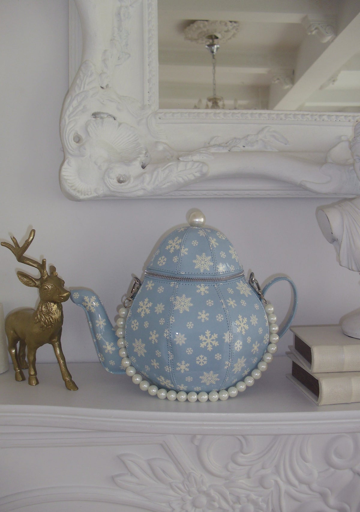 Tea Society Handbag - Blue