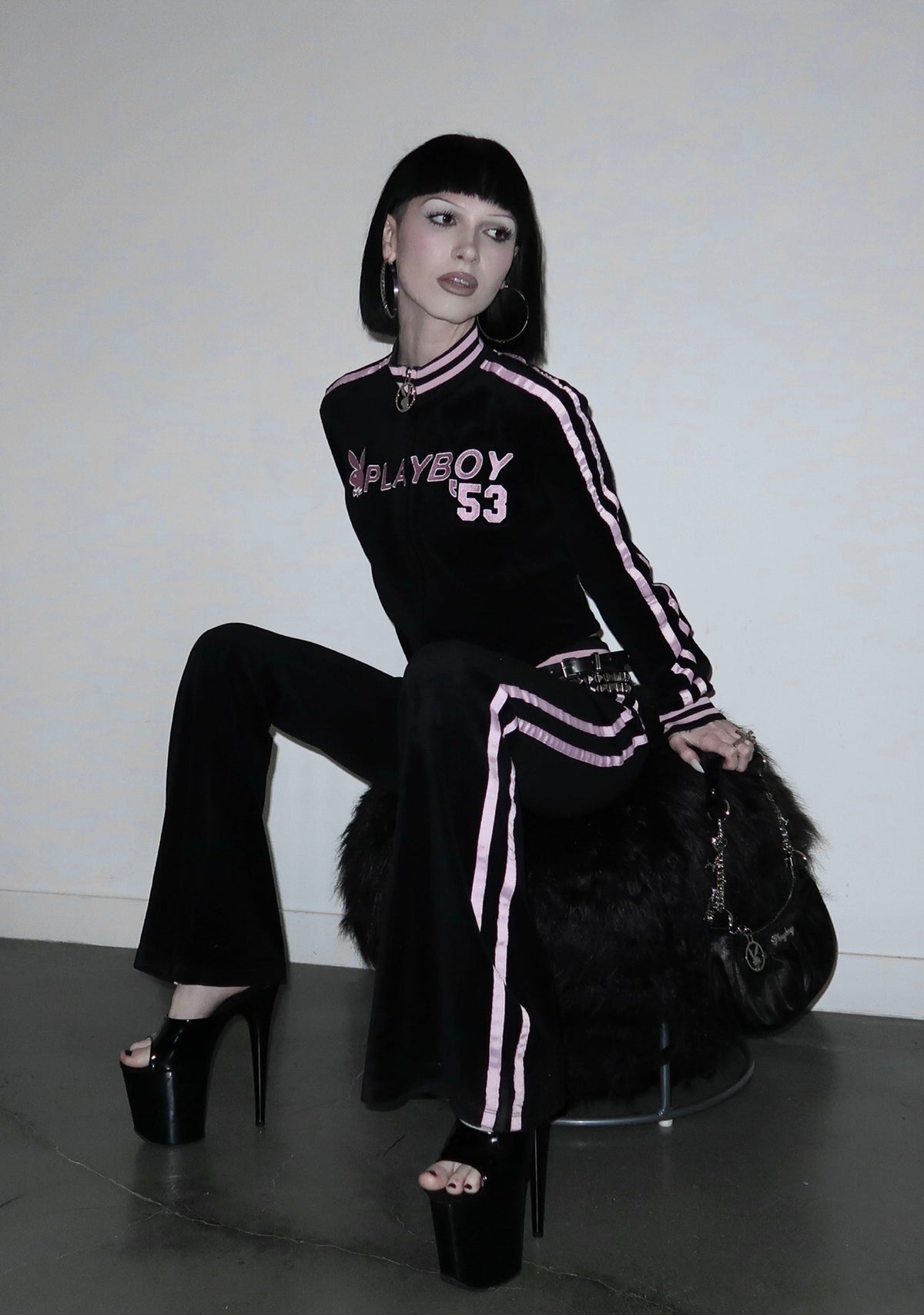 Leisurely Yours Velour Track Jacket
