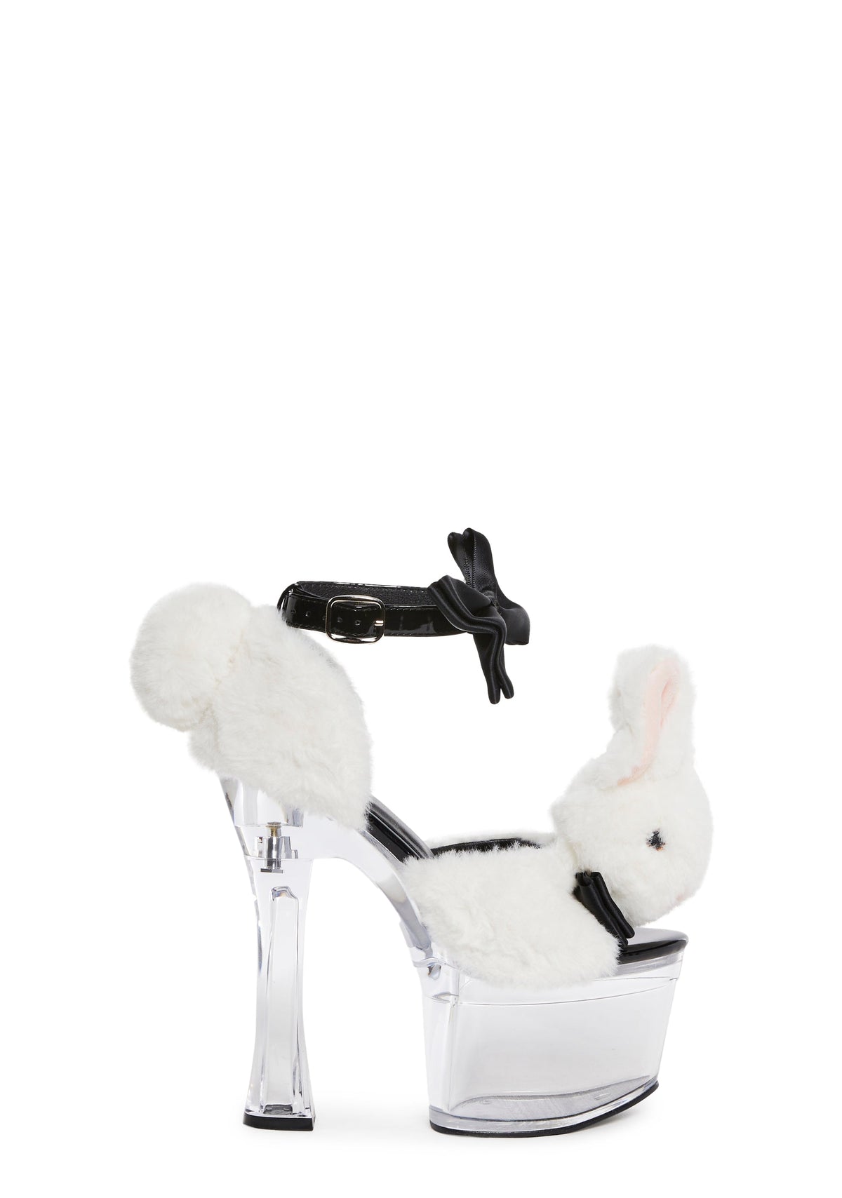 Plush Paws Platform Heels - Playboy Bunny