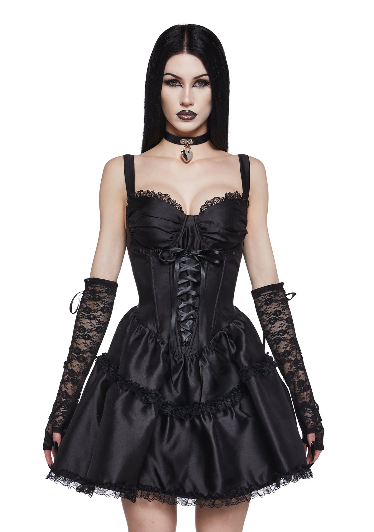 Embraced By The Night Mini Dress