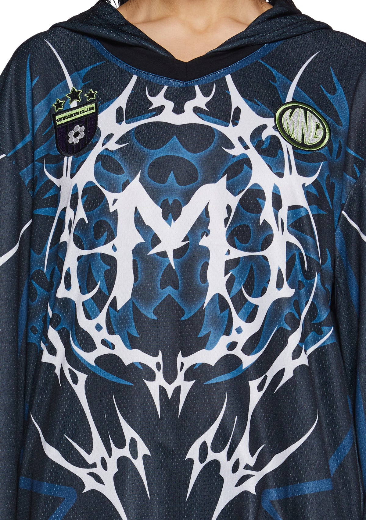 Neo Tribal Jersey Hoodie