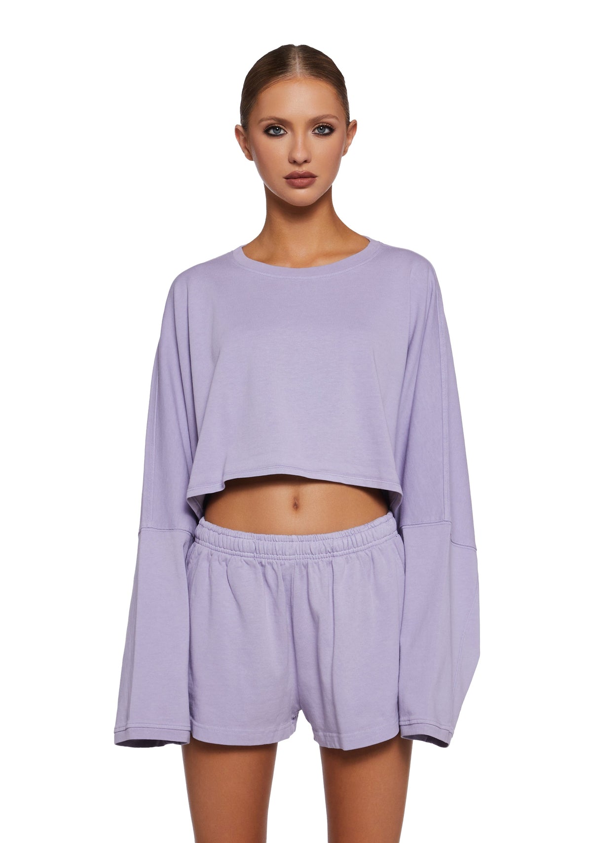 Easy Loving Long Sleeve Crop Top