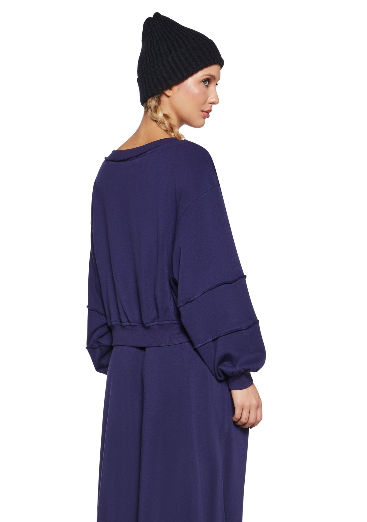 Chic Chill V-Neck Sweatshirt