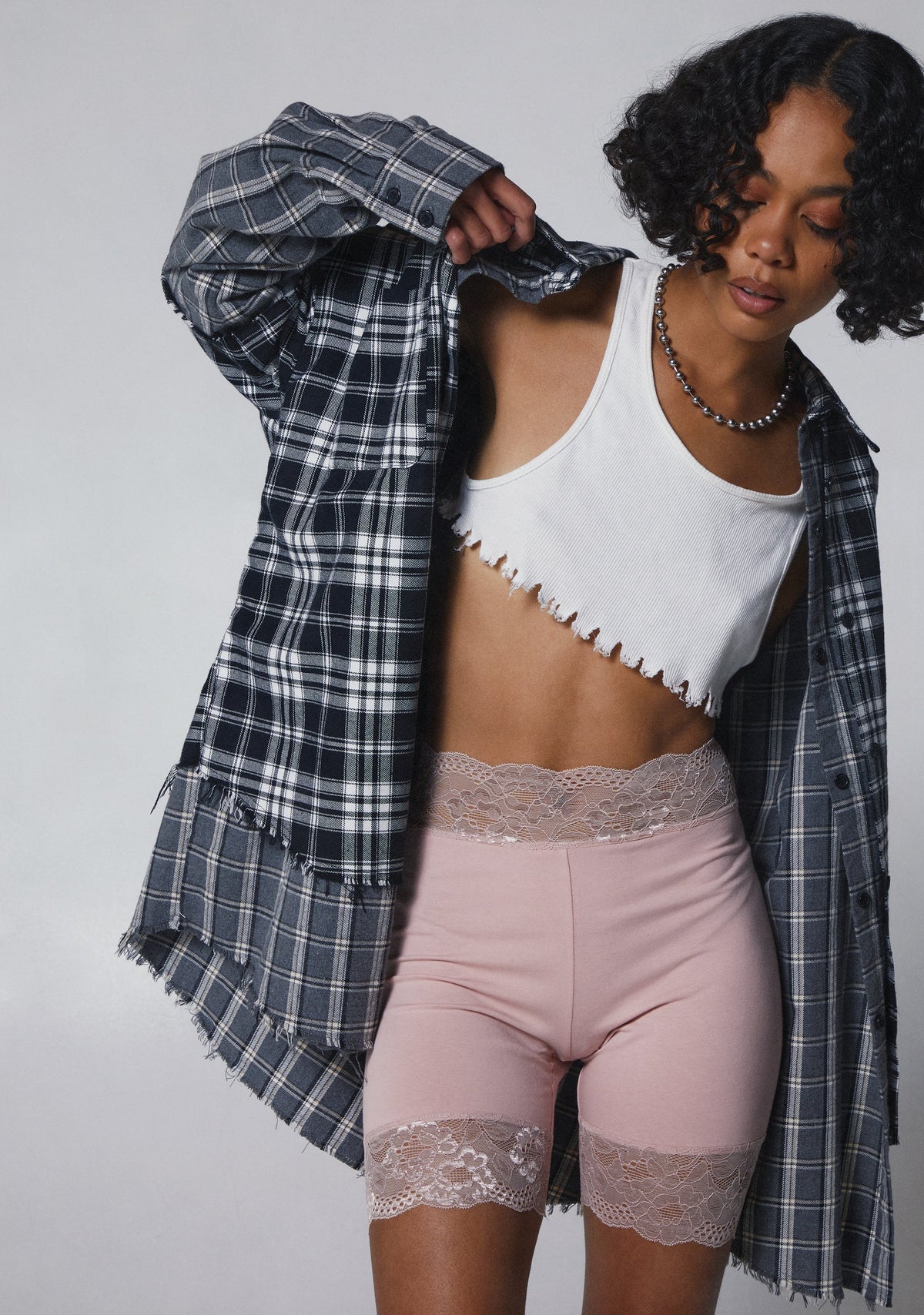 Rumor Romance Biker Shorts - Pink
