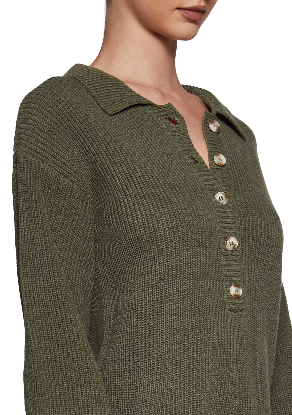 Cozy Weekends Knit Romper - Green