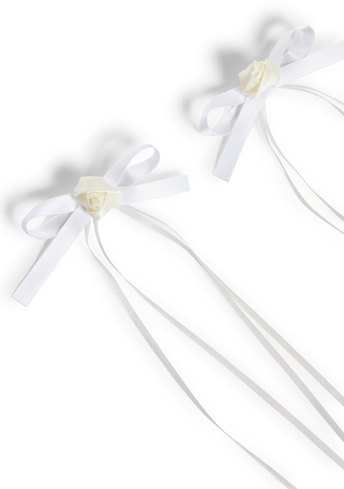 Flirty Touch Bow Hair Clips