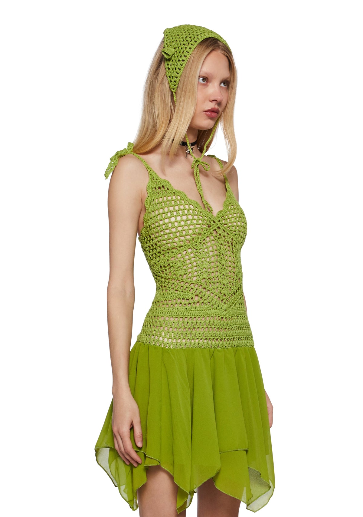 Fairytale Misfit Crochet Dress Set