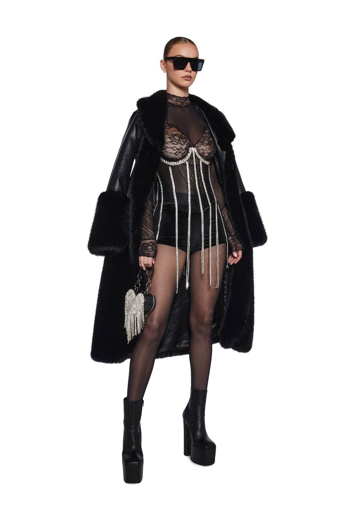 Glittering Spotlight Underbust Corset