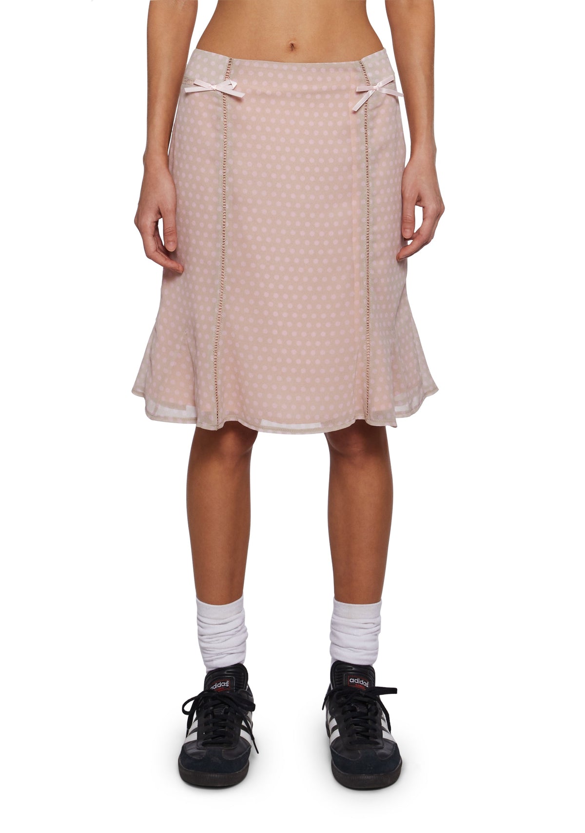 Pastel Letters Midi Skirt