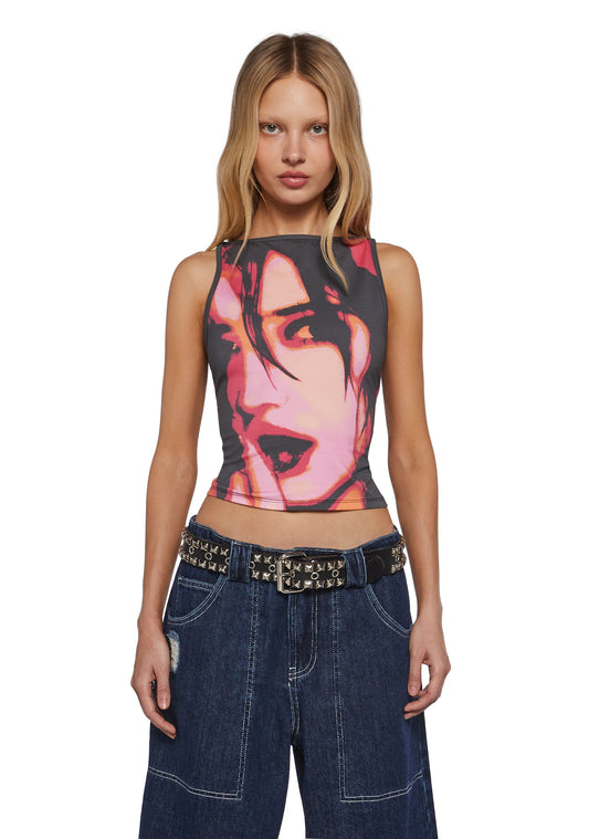Y2K Heat Graphic Tank