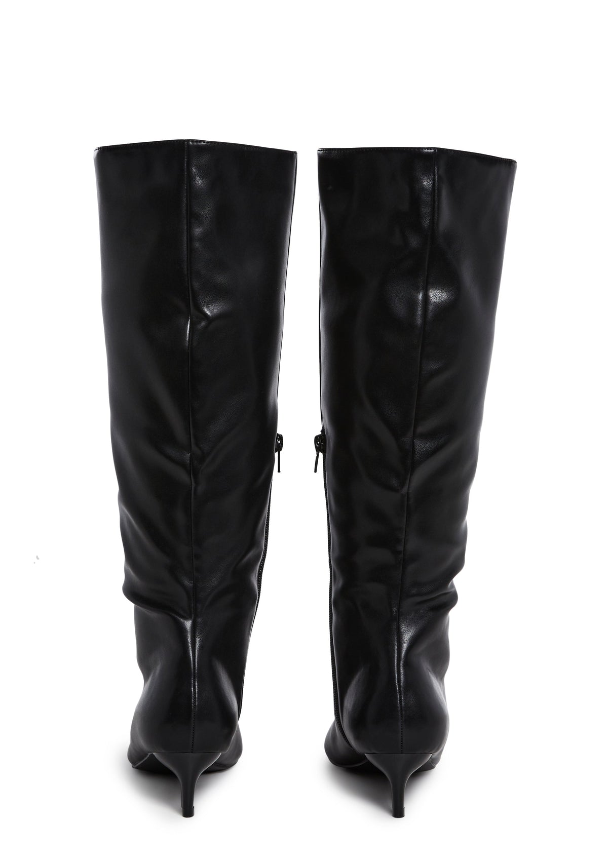 Elegant Tactics Knee High Boots - Black