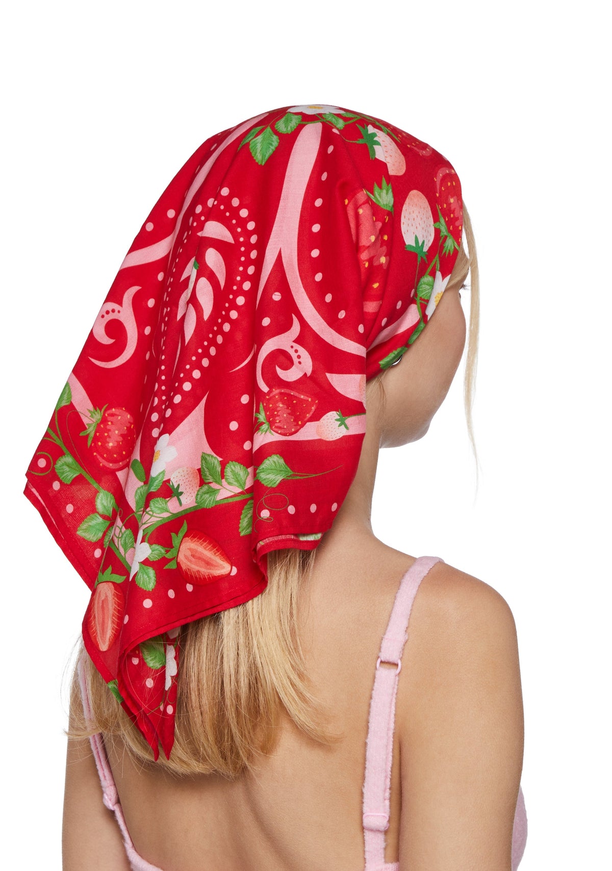 Strawberry Handkerchief Bandana