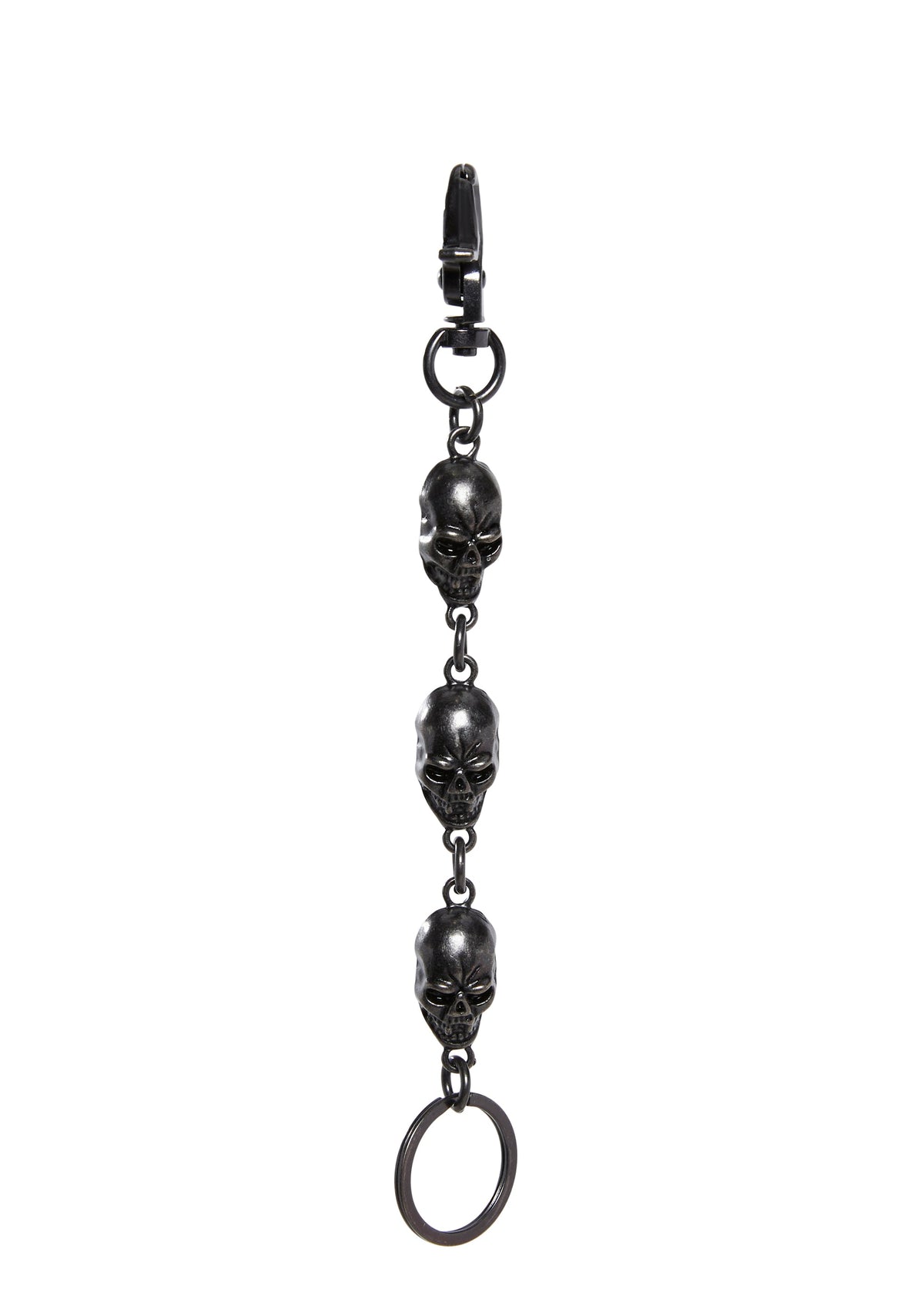 Skull Happy Keychain