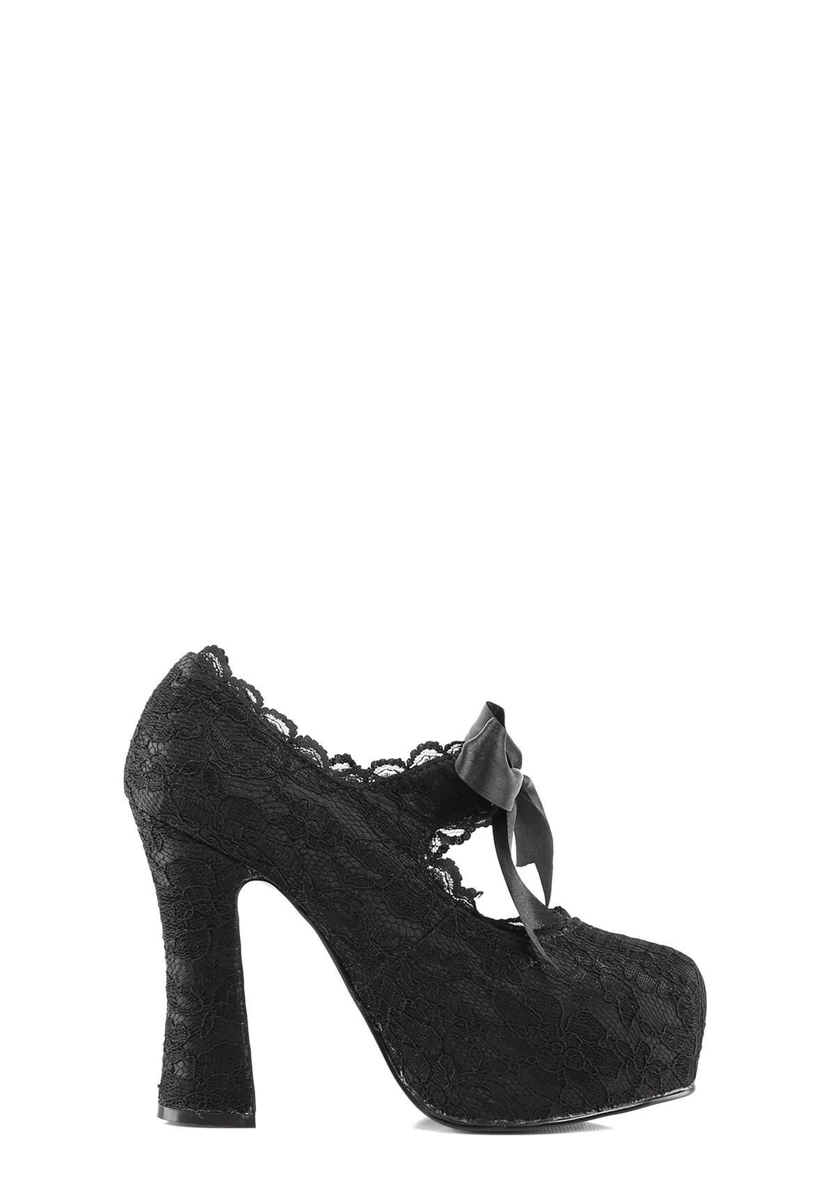 Demon-11 Platform Mary Jane Pumps