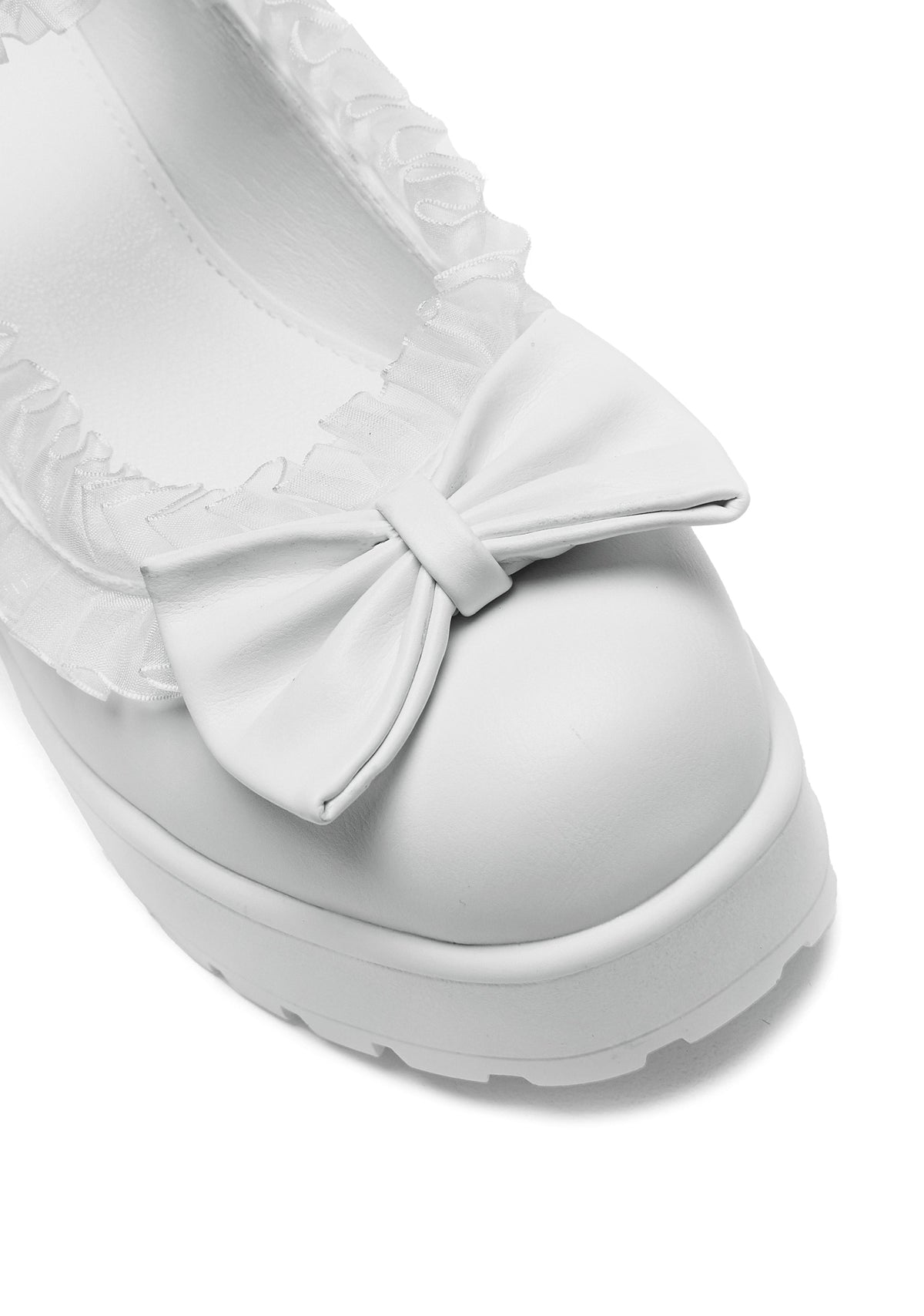 ‘ Porcelain Delights Edition’ Tira Ruffle Mary Janes
