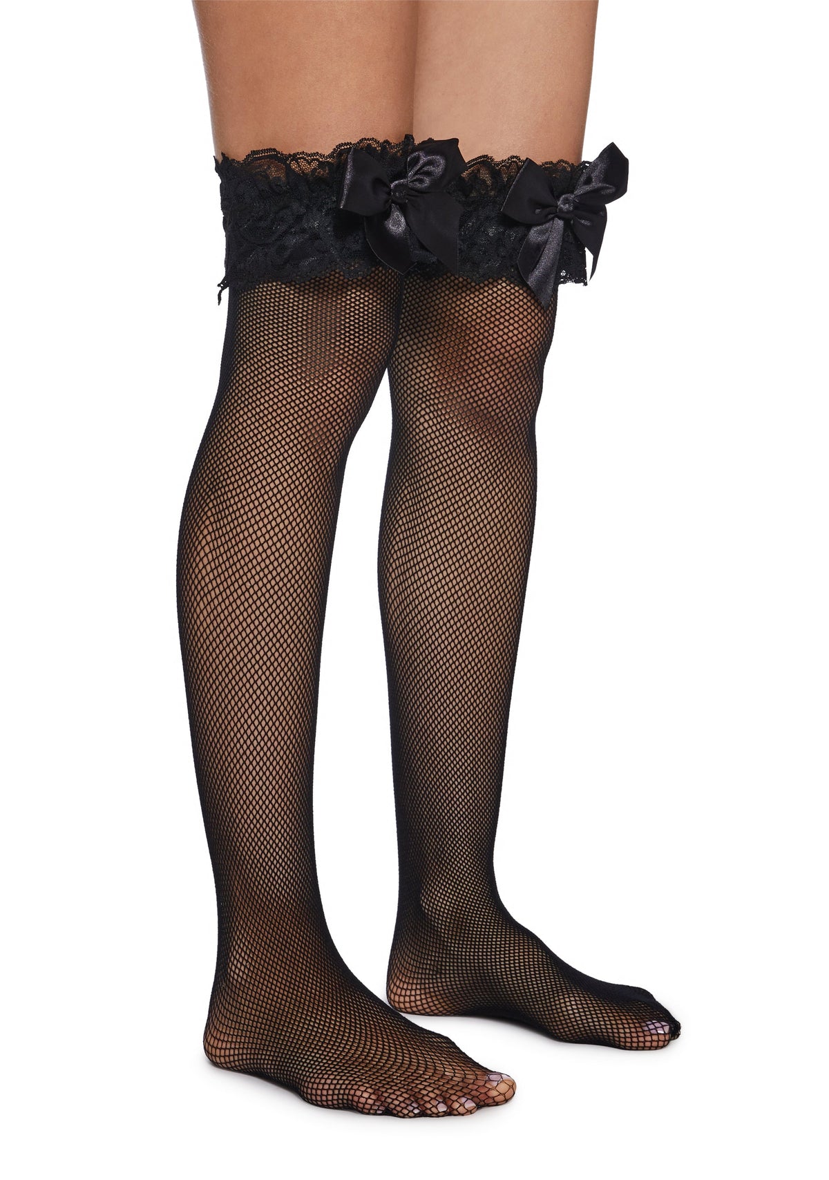 Come On Over Fishnet Thigh Highs