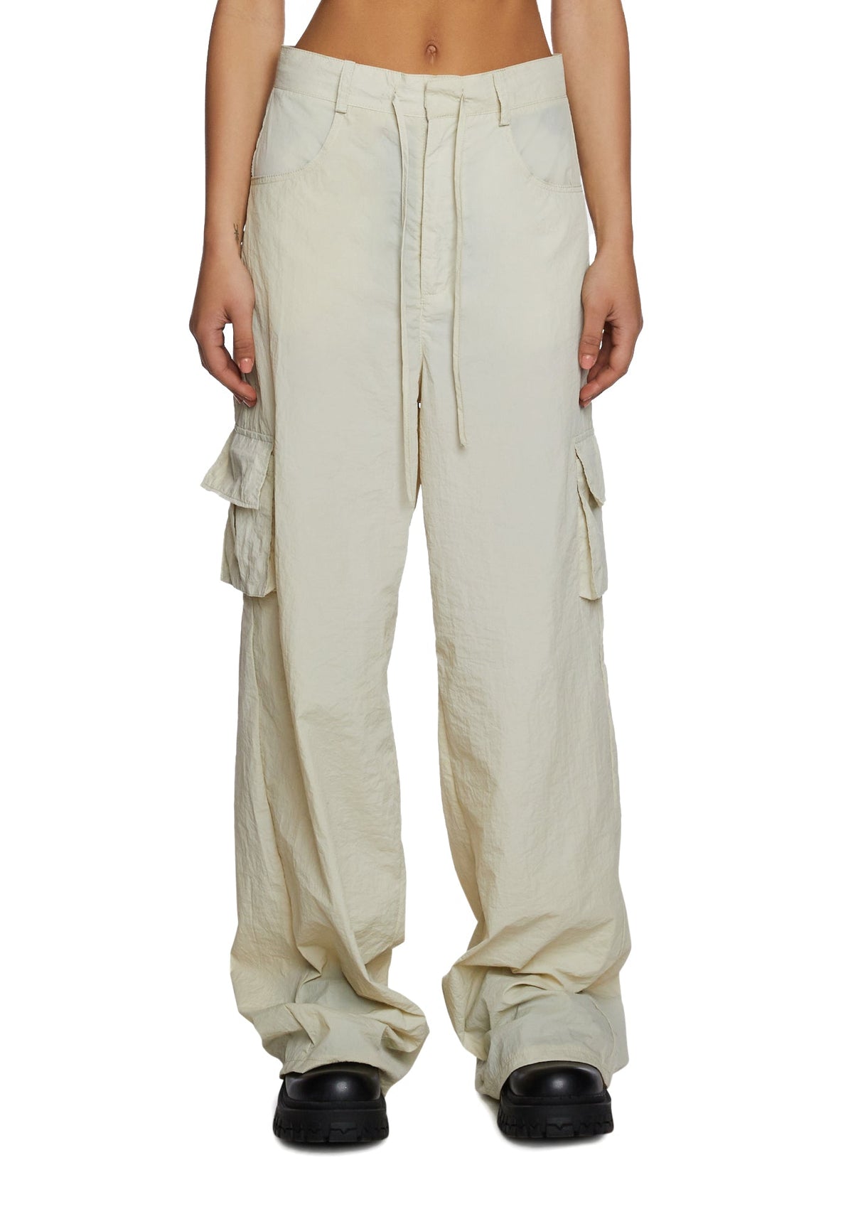 Nylon Cargo Trousers