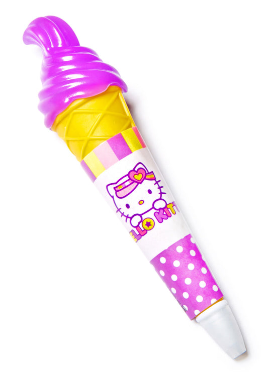 Light-Up Ice Cream Pen - Purple