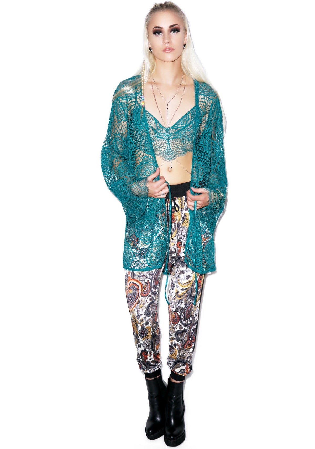 Dream Girl Short Robe - Light Blue