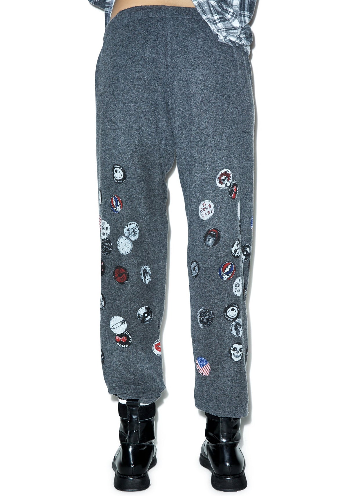 Tanzy Pins Sweat Pants - Black