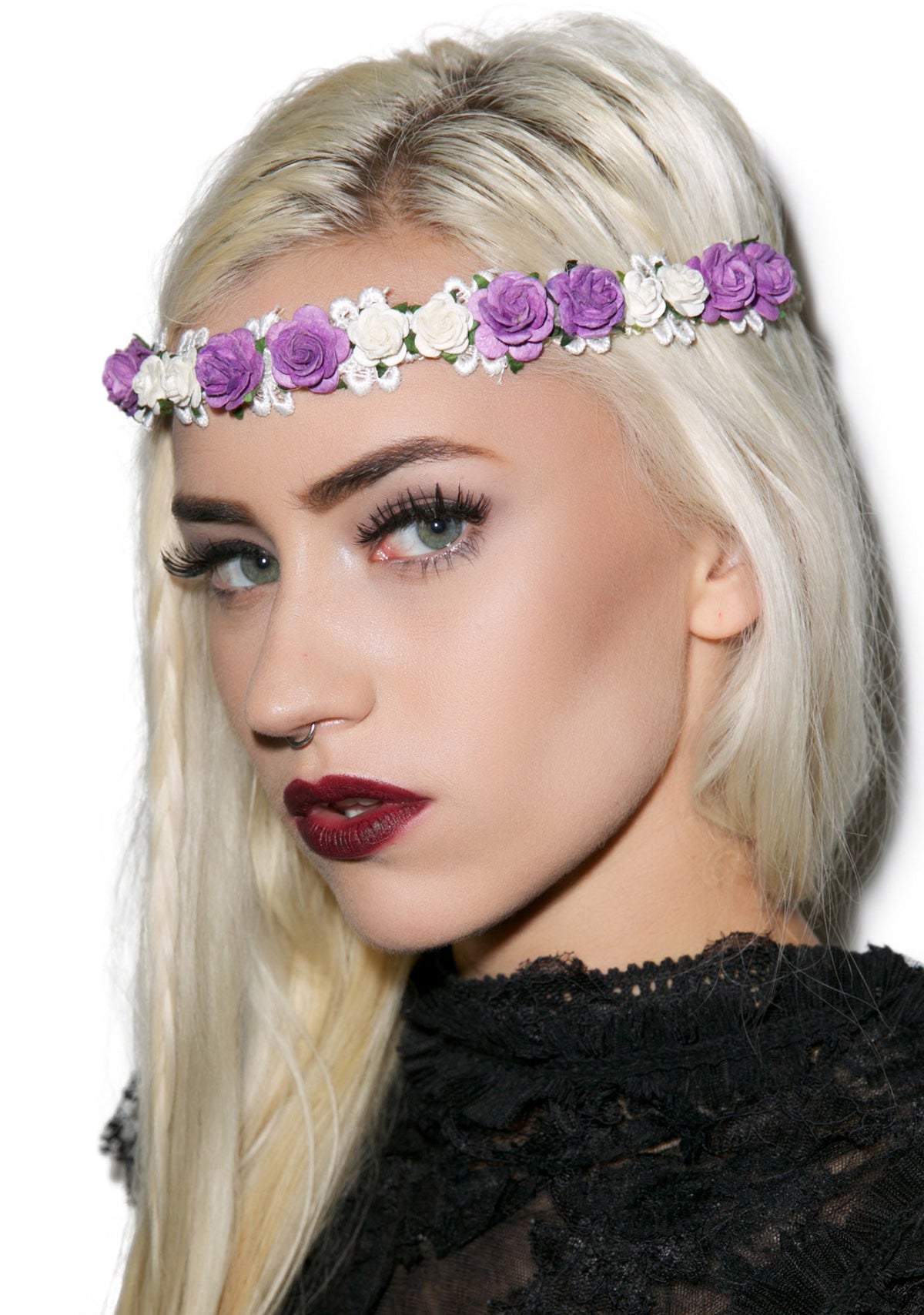 Wildwood Floral Headband - Purple