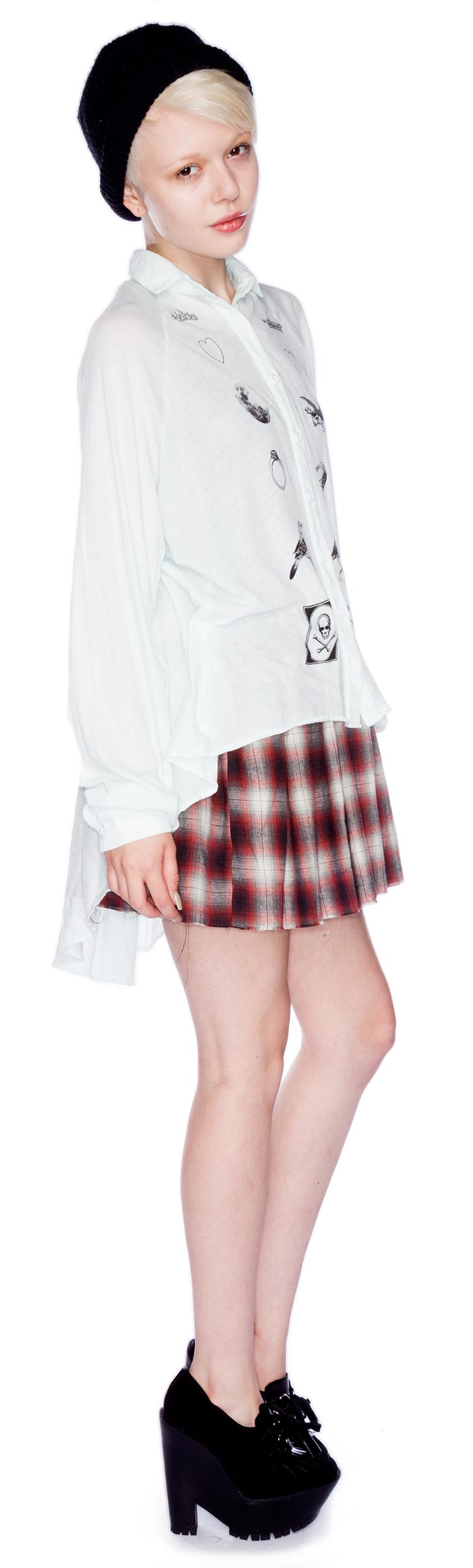 Fate Sunday Button Down Shirt - White