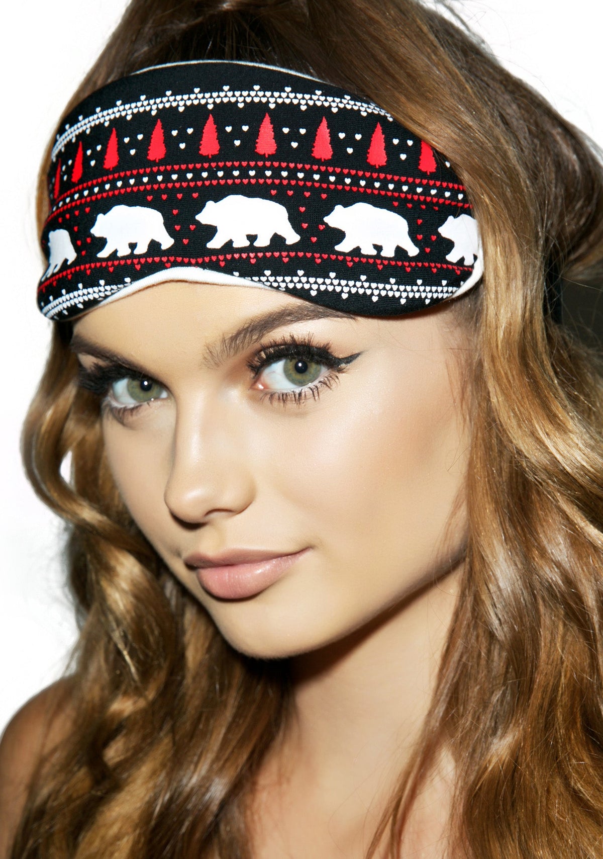 Alaska Bears Eyemask - Black