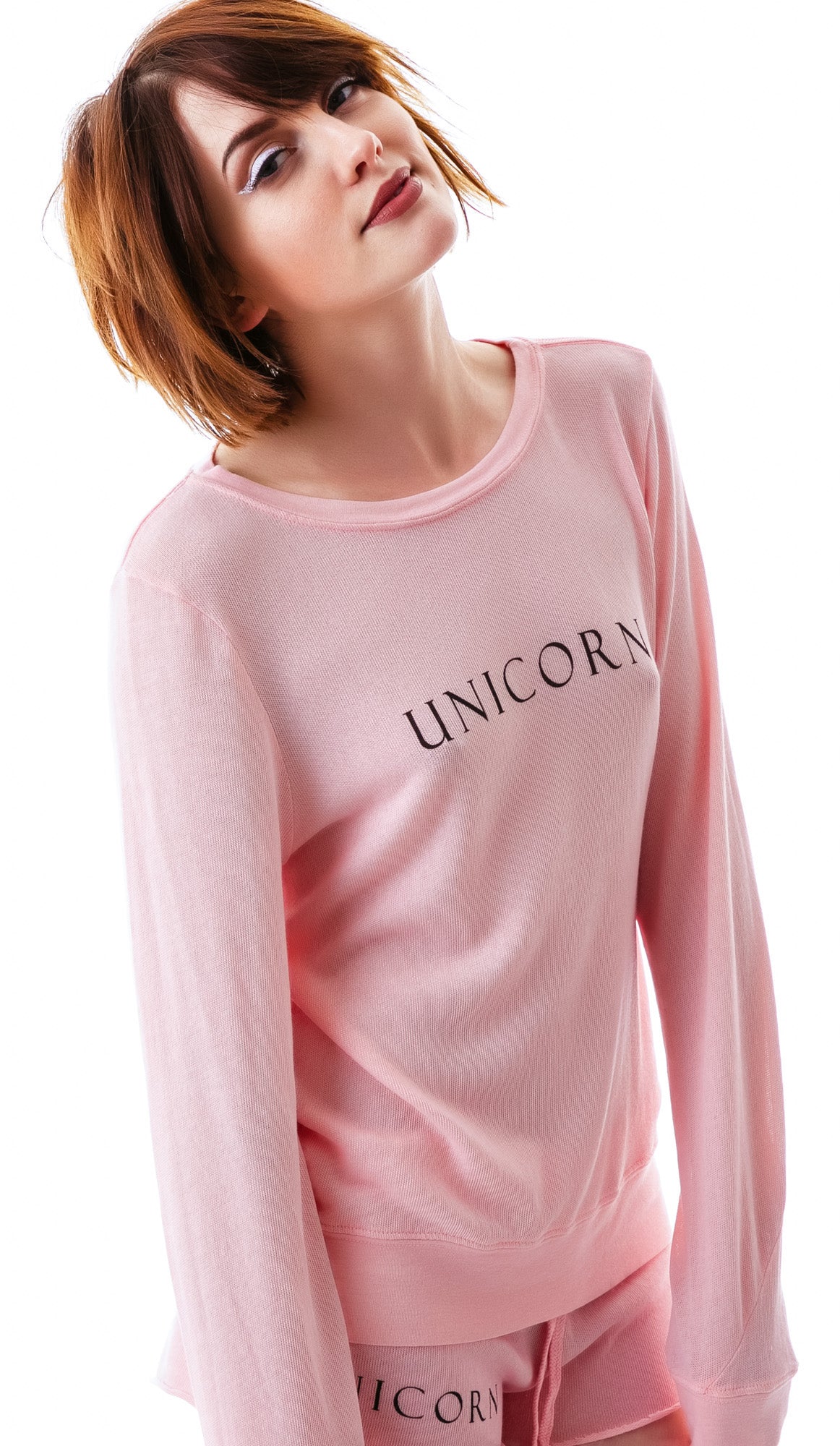Unicorn Baggy Beach Jumper - Light Orange