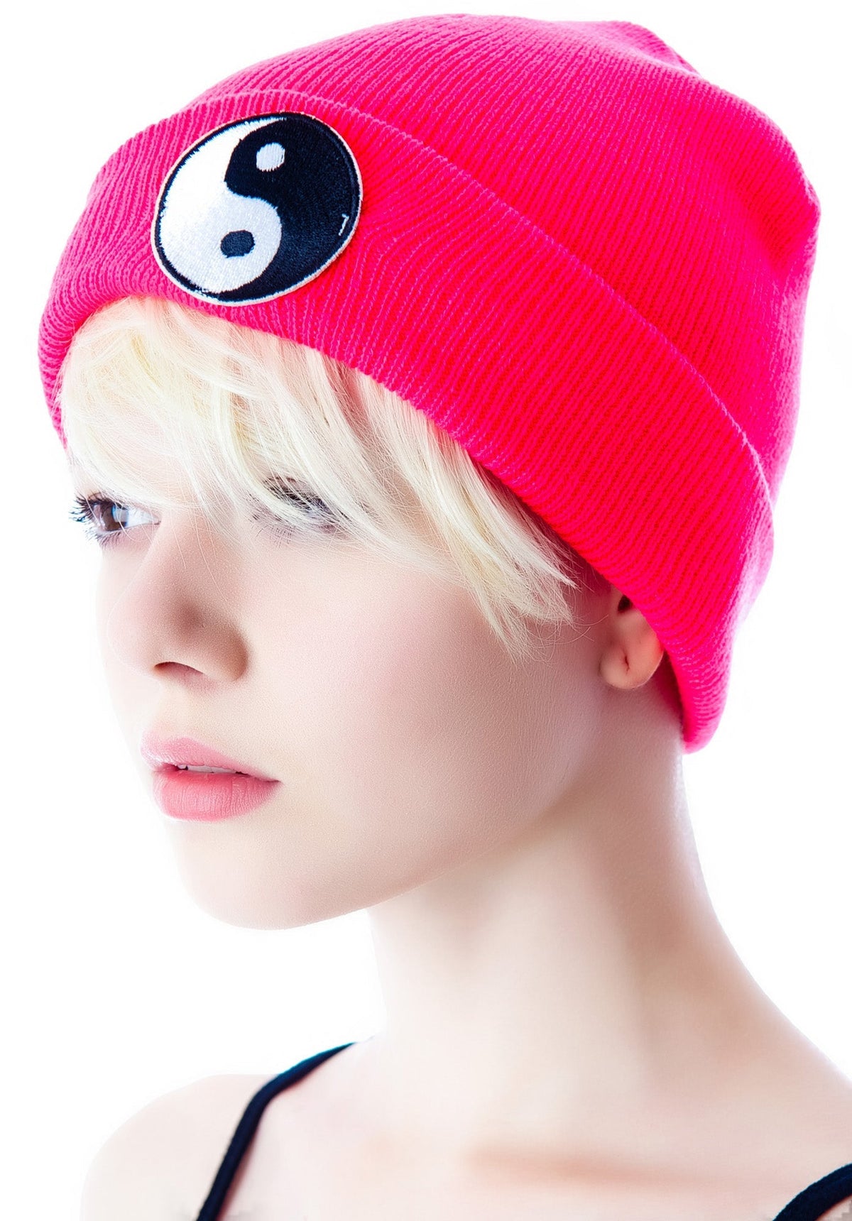 Yin Yang Beanie - Blue