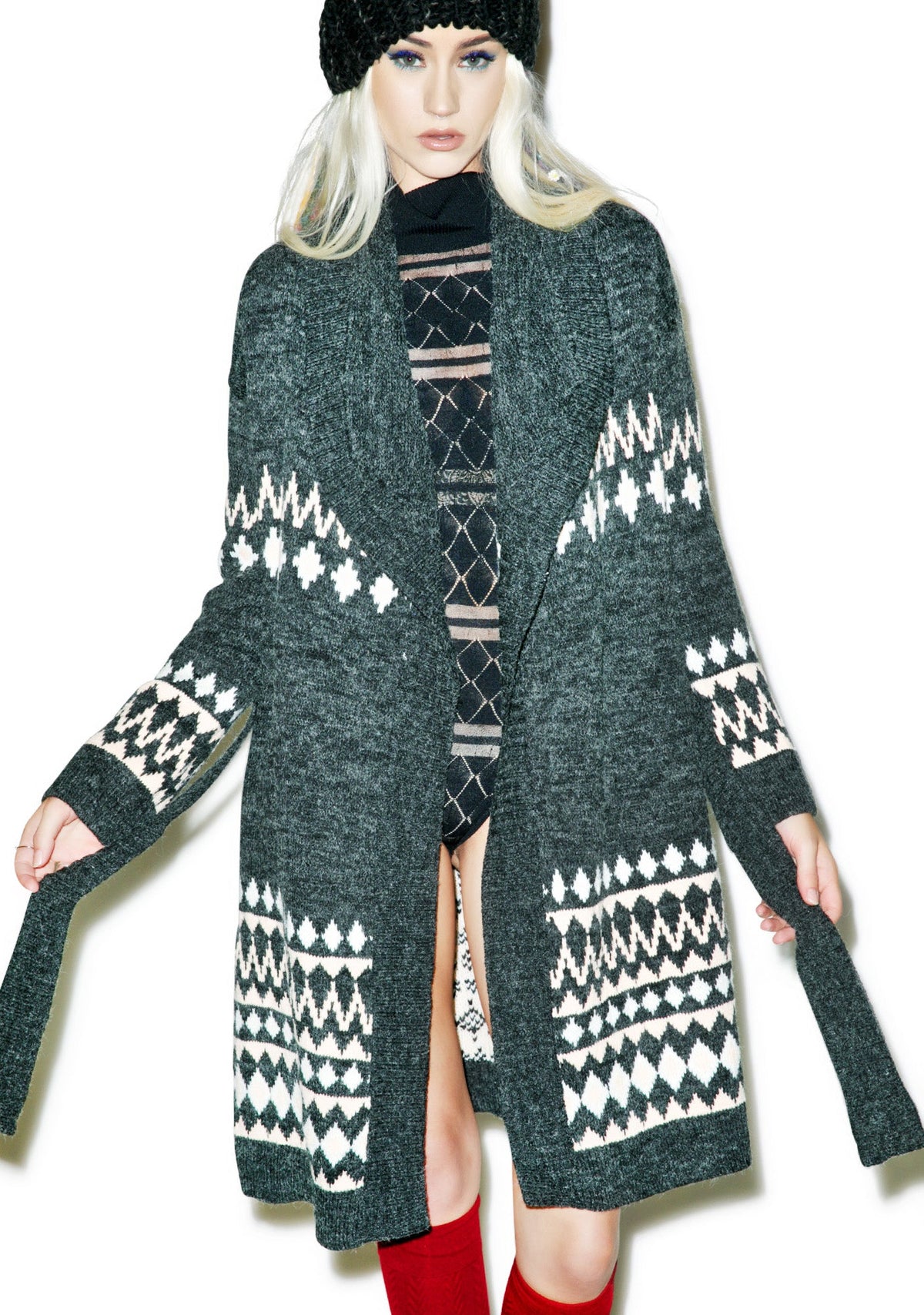 Sweet Like Chocolate Cardigan - Gray