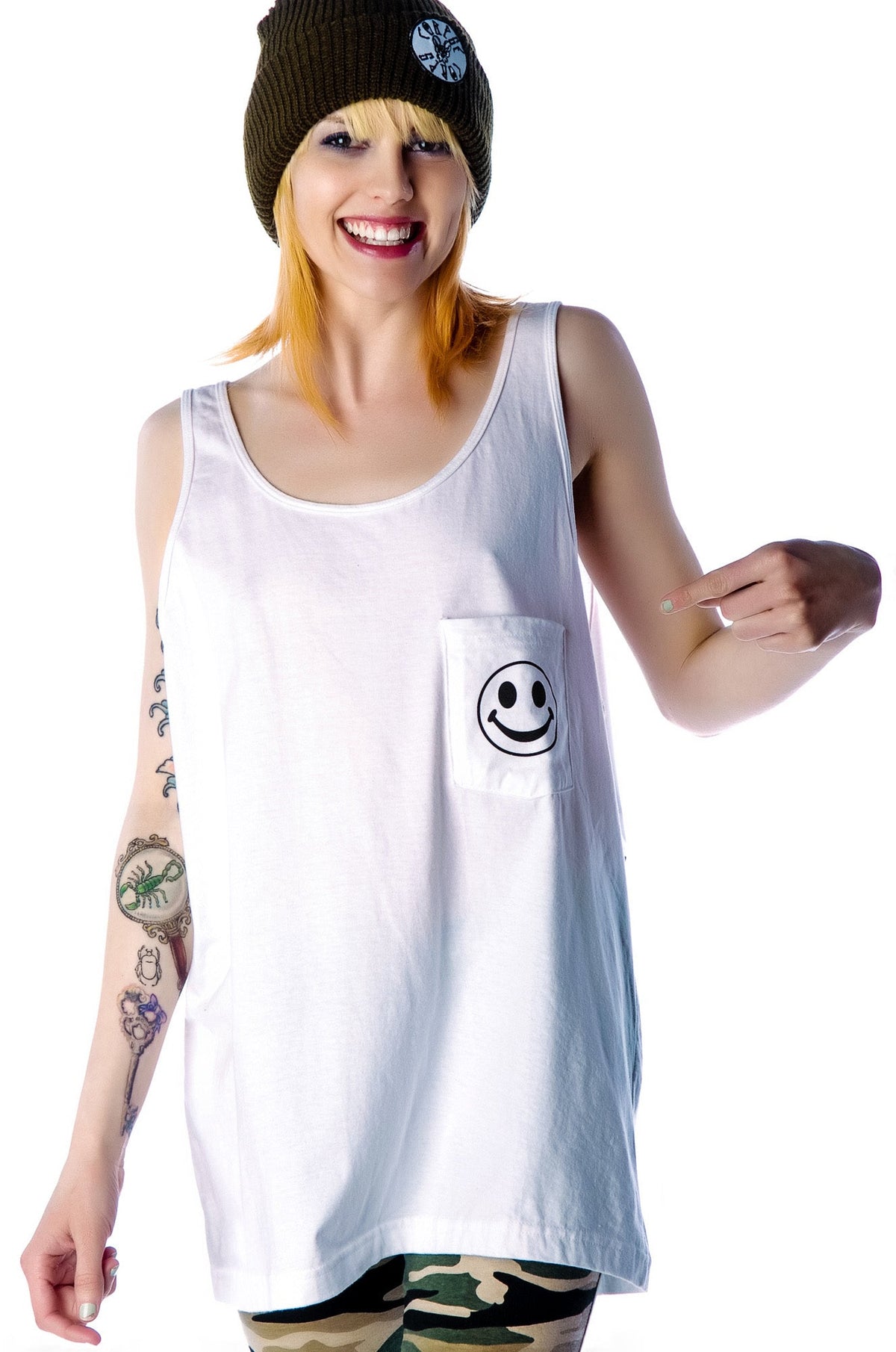 I Hate Everyone Favorite Unisex Tank Top - White