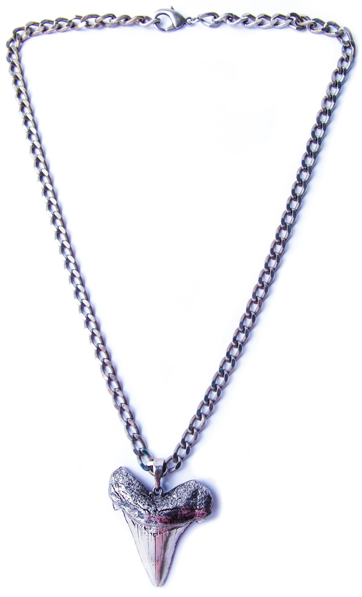 Oversized Shark Tooth Necklace - Gold