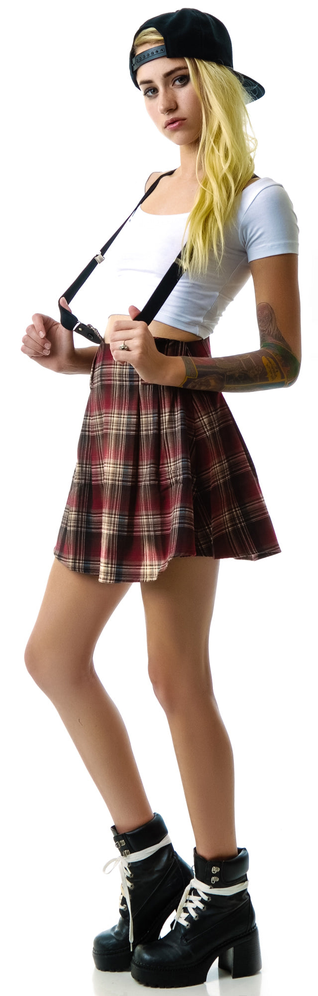 Dropout Skirt - Plaid