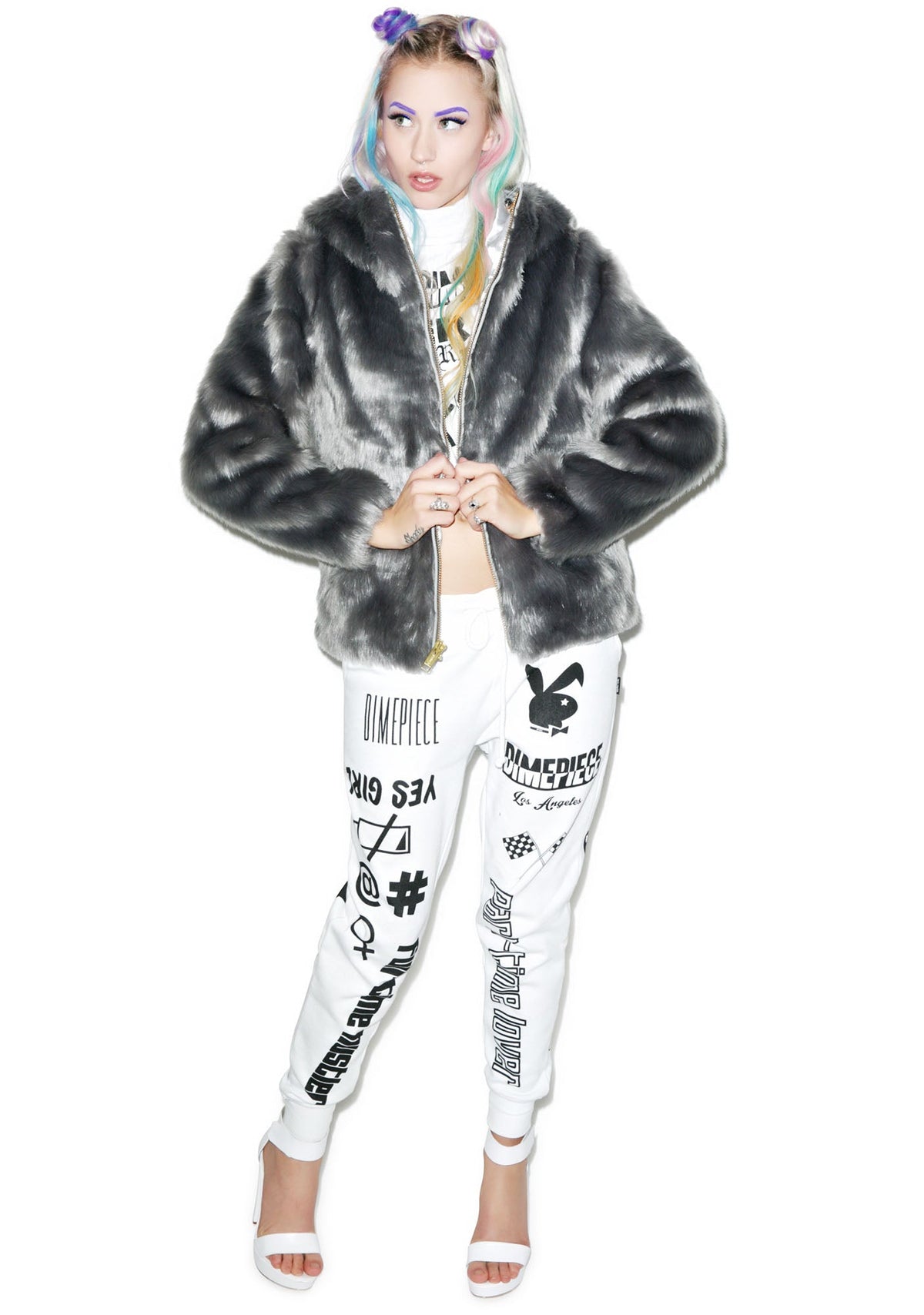 Candy Fur Jacket - Pink
