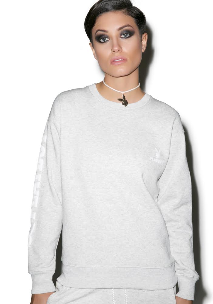 Joyrich X Playboy Knit Crew - Gray