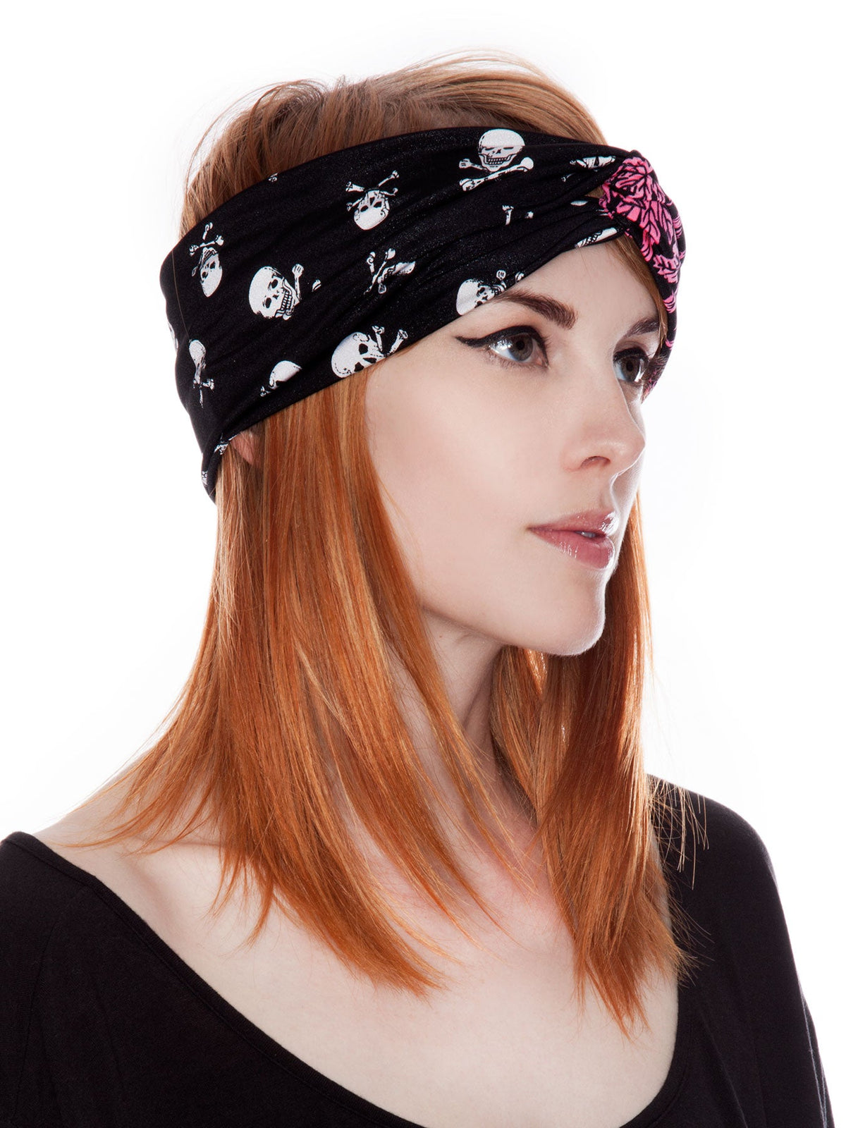 Smokin' Skulls Turband - Green