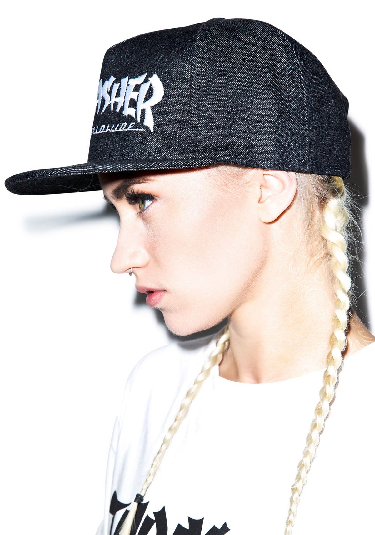 HUF X Thrasher Asia Tour Snapback - White