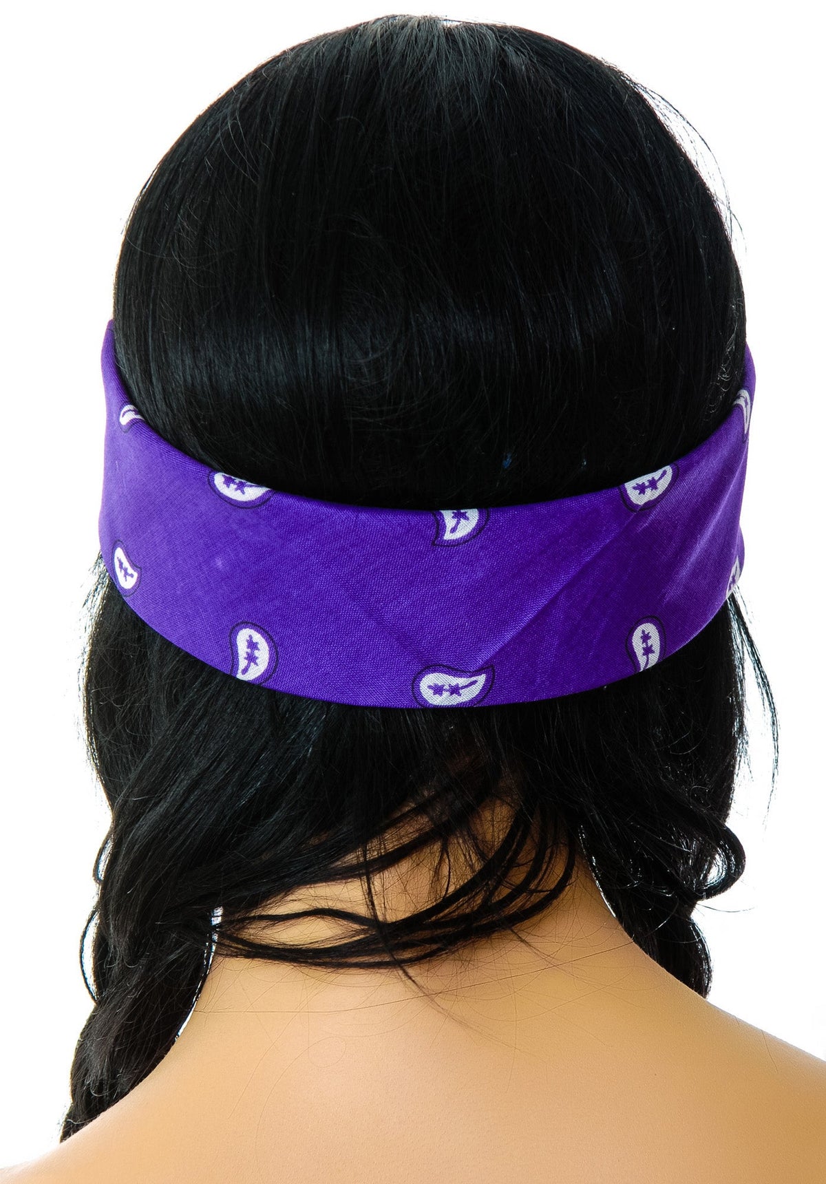 Mercutio Scarf Headpiece - Purple