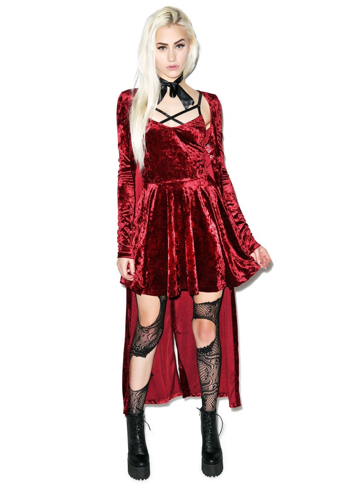 Your Velvet Crush Dress - Pink