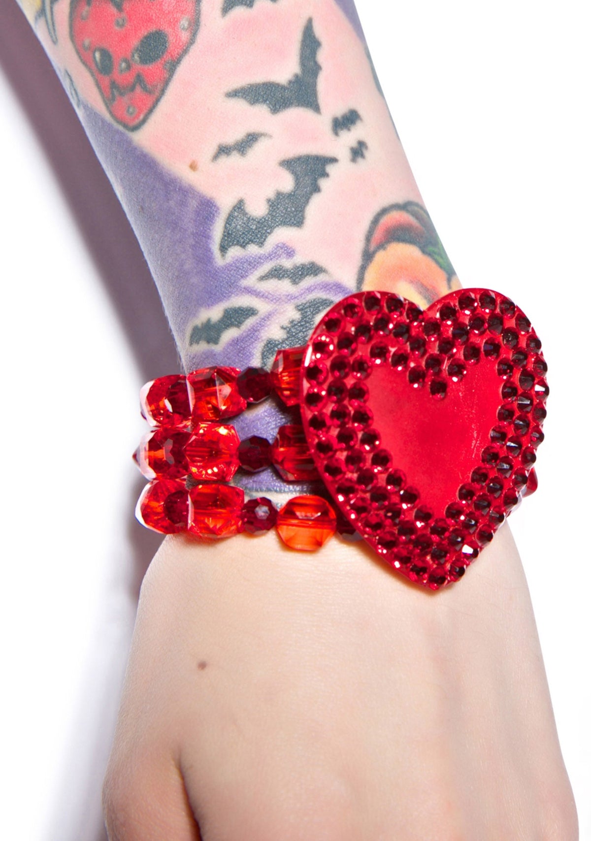 Electric Heart Bracelet - Light Brown